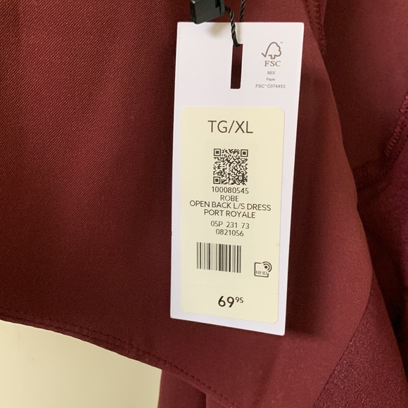 3/$15! NWT Dynamite Women’s Longsleeve Open Back Dress. Size XL - Picture 4 of 5